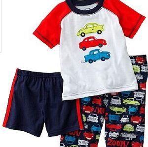 Carter's Three-Piece Cars Pajama Set 18 Months